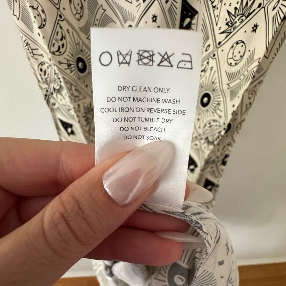 NWT Third Form x Free People Tarot Card Patterned Midi Dress Size 6 - Picture 7 of 10